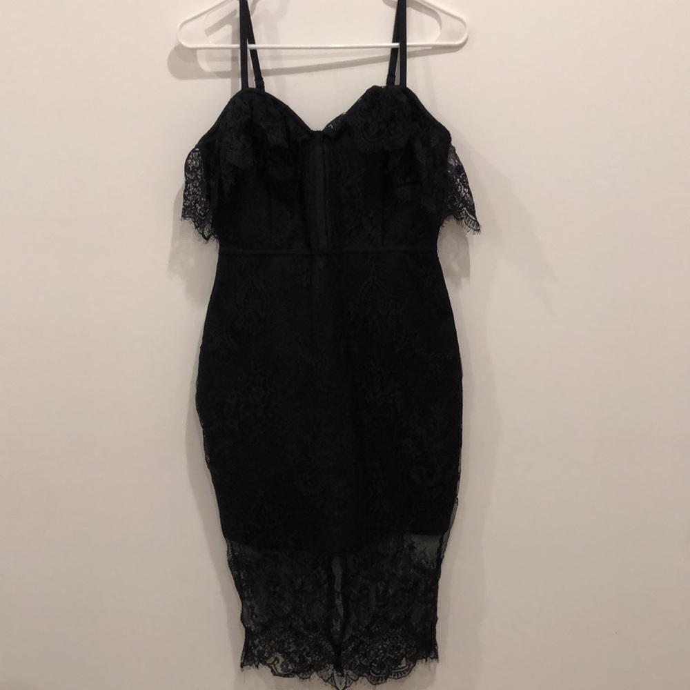 Lulu’s No Introduction Needed Black Lace Bodycon … - image 5